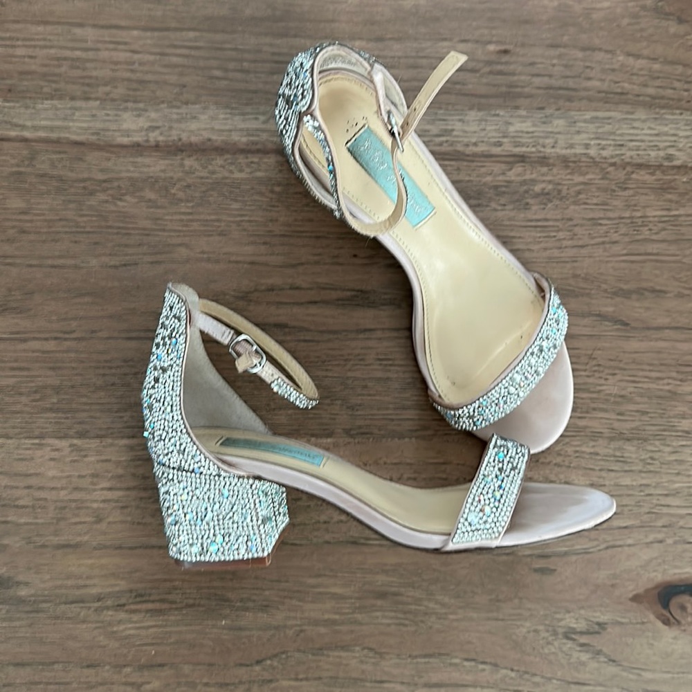 Betsey Johnson sparkle shoes. Size 7.5